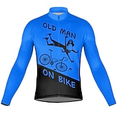 billiga Tröjor för män-Herr Cykeltröja Grafisk Bokstav &amp; Nummer Långärmad Cykel Tröja Överdelar med 3 bakfickor Bergscykling Vägcykling Snabb tork Reflexremsa Bakficka Fuktabsorberande sporter Svart Gul Röd Kläder