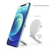 economico elettrodomestici-Stazione di ricarica 3 in 1 per caricabatterie wireless da viaggio Apple per caricabatterie MagSafe compatibile con un&#039;ampia gamma di dispositivi per Apple Watch/iWatch/Airpods/per iPhone 14 13 12