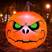 halpa Halloween rekvisiittivalo-halloween-koristeet puhallettavat noitakurpitsa valo ulkona suuri pelottava noita räjäyttää ulkohalloween-koristeet pihalle puutarha nurmikkojuhlat
