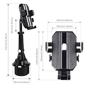 cheap Car Holder-Adjustable Cup Holder Phone Mount For Car No Shaking Car Cup Phone Holder Cell Phone Holder Mount For Car Truck SUV