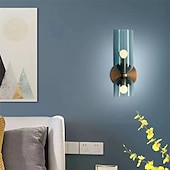 economico Luci da parete-Lightinthebox lampada da parete a led vetro bianco caldo 24 cm moderna lampada da parete a led sfondo soggiorno camera da letto comodino applique da parete per interni illuminazione sconce 1 pz
