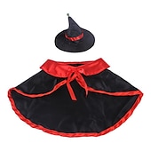 halpa Puvut-Koirat Kissat Huivit ja hatut Viitta Halloween asu Muoti Hauska Talvi Hengittävä Pehmeä Pestävä Mukava ulko- Halloween Rento / arki Koiran vaatteet for Bichon Frise Pomeranian Pienelle lemmikille