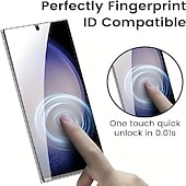 cheap Samsung Screen Protectors-2 pcs Screen Protector For Samsung Galaxy S24 Ultra Plus S23 S22 S21 S20 Ultra Plus FE S10 Note 20 Ultra 10 Plus Note10 Lite Tempered Glass 9H Hardness Anti Bubbles Anti-Fingerprint High Definition