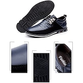 abordables Zapatillas de hombre-Hombre Oxfords Zapatos Derby Zapatos Confort Negocios Casual Británico Exterior Diario Oficina y carrera PU Cordones Negro Blanco Rosa Primavera Otoño Invierno