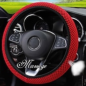 ieftine Husă Volan-1 buc. capac de volan cu fir de gheata usor universal 38 cm, rezistent la uzura, antiderapant, accesorii pentru modificarea masinii, accesorii auto fara inel interior