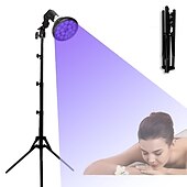 رخيصةأون أضواء سبوت LED-مصباح الدباغة ، مصباح الشمس ، ضوء الدباغة 54 واط للمنزل ذاتي الاستخدام تانر للجسم البرونزي ، مصابيح الشمس 54 واط مع ضوء الشمس للجسم مع ضوء حامل قابل للتعديل 38 &quot;-79&quot; وحماية قناع العين
