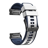 Недорогие Ремешки для часов Garmin-Ремешок для часов для Garmin Fenix 7 7X 6 6X Pro Epix Pro 47mm 51mm Instinct 2X Approach S70 47mm S62 S60 Forerunner 955 945 Epix Marq Descent Quatix 22mm 26mm силиконовый Замена Ремень 22mm 26mm