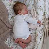 cheap Dolls-18inch Newborn Baby Size Rosalie Reborn Doll premium Make-up Handmade 3D Skin Top Quality Collectible Art Doll Christmas Gift