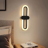 abordables Appliques murales LED-lightinthebox applique murale intérieure à LED liner desin 40 cm intérieur moderne simple applique murale LED lampe murale en silicone est applicable à la chambre à coucher salon salle de bain