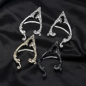 levne Příslušenství a další-Elf Ear Cuffs Dospělé Dámské Punková gotika předvečer Všech svatých Karneval Mardi Gras Jednoduchý karnevalový kostým
