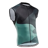 levne Pánské dresy-Pánské Dámské Cyklovesta Grafika Bez rukávů Kolo Vrchní část oděvu se 3 zadními kapsami Horská cyklistika Silniční cyklistika Rychleschnoucí Yumuşak Reflexní pásky Zadní kapsa Sportovní čern