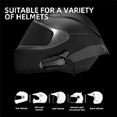 billige Headset til hjelm-ny motorsykkel bluetooth headset intercom utendørs ride headset, motorsykkel bt intercom med FM radio hjelm bt headset vanntett universal kommunikasjonssystem for atv dirt bike motorsykkel