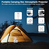 preiswerte Sternengalaxie Projektorlichter-Fernbedienung Bluetooth Modusumschaltung Kindertag Weihnachten USB 1 Stück