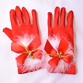 abordables bonnet de noel et accessoires-Gants Femme Noël Gants Gants