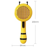 お買い得  犬用グルーミング用品-小さな蜂ペット針コーム猫コームワンボタンヘアコームツールペットコーム