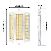 cheap LED Corn Lights-Dimmable Light R7S Horizontal Plug-in Light Outdoor Street Light Source Aluminum Alloy Shell Heat Dissipation Garden Garage Lighting Bulb  50W 220-240 V 110-130 V