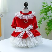 economico Vestiti-Cane Gatto Vestito Smoking Carino Festa Impermeabile Traspirante Morbido Lavabile Confortevole Casual Quotidiano Abbigliamento per Cani for Bichon Frisé Volpino di Pomerania Cucciolo Papillon Piccolo