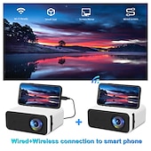 economico Proiettori-archtech yt500 led mini proiettore 320x240 pixel supporta 1080p audio usb portatile home media vid home theater video beamer vs yg300