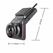 abordables DVR pour voiture-k18 4g wifi car dash cam dvr with 2.0 lcd screen gps camera recorder 1080p dual lens avant et arrière wdr with gps dash cam