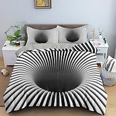 voordelige Dekbedovertreksets-3d beddengoed vortex print print dekbedovertrek beddengoed sets dekbedovertrek met 1 print print dekbedovertrek of sprei, 2 kussenslopen voor dubbel/queen/king