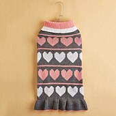 olcso Pulóverek-Kutyák Macskák Pulóverek Jumper Divat aranyos stílus Tél Meleg Légáteresztő Mekano Mosható Kényelmes Szabadtéri Alkalmi / Napi Kutyaruházat for bichon frisé Pomerániai törpespitz Kölyök kisállat