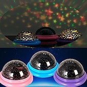 economico luci del proiettore della galassia stella-baby star sky proiettore lampada cambia colore stellato ufo led luce notturna luna cosmo giocattoli per bambini arredamento camera da letto regali di compleanno