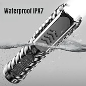 cheap Flashlights-Multifunctional Rechargeable Flashlight Bright LED 500M Long-range Mini Portable Durable Glare Flashlight