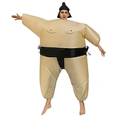 levne halloweenské kostýmy pro páry-Zápasník sumo Karnevalový kostým Cosplay kostým Nafukovací kostýmy Dětské Dospělé Vše Legrační kostým předvečer Všech svatých Karneval Plesová maškaráda Jednoduchý karnevalový kostým
