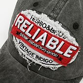 economico Cappellino da baseball da uomo-Unisex Cappellino da baseball Nero Giallo Cotone Lavato Viaggi Stile da spiaggia Esterno Da mare Liscio Regolabile Di tendenza Protezione per occhi
