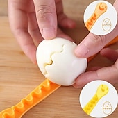 cheap Novelty Kitchen Tools-2Pcs/set Fancy Cut Eggs Cooked Eggs Cutter Home Boiled Eggs Creative Cooking Tools Bento Mold Kitchen Gadgets Accessories Cocina