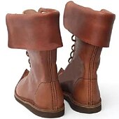 levne obuv-Retro Středověké Renesanční Boty Maškarní cosplay Viking Křižák Maškarní kostým Pánské Unisex Keltské Pirát Karneval předvečer Všech svatých Plesová maškaráda Boty