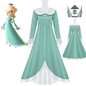 voordelige Meisjeskostuums-prinses perzik Cosplay kostuum Gemaskerd Bal Accessoires Cosplay Film cosplay for Dames Voor meisjes Kinderen Volwassenen Carnaval Maskerade
