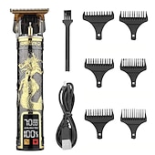 cheap Shaving &amp; Hair Removal-USB Rechargeable Hair Clippers and Beard Trimmer for Men - Precise T-Blade Trimmer with LCD Screen - Grooming Kit for Men