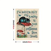 olcso Nyomott szavak és idézetek-halloween fali művészet vászon alice csodaország nyomatok és poszterek absztrakt portré képek dekoratív szövetfestés nappaliba képek keret nélkül