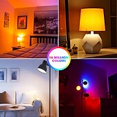 お買い得  家庭用器具-15 ワット wifi スマート電球 e27 LED rgb ランプ alexa/google ホームで動作 85-265v rgbwhite 調光可能なタイマー機能カラー電球