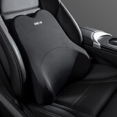 お買い得  車用シートカバー-車のランバーサポート ヘッドレスト ネックピローサポート ユニバーサルソフトネックピロー クッション 車の低反発腰枕 バックサポート