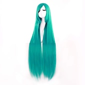 cheap Party Wigs-40 100cm Anime Costume Long Straight Cosplay Wig Party Wig Carnival Cosplay Party Wigs
