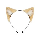 levne Doplňky pro úpravu vlasů-čelenka zvířecí ucho cosplay roztomilá simulace kočičí ucho živé vysílání vlasové doplňky styling kočičích uší (napařený chléb ve tvaru kočičího ucha) čelenka