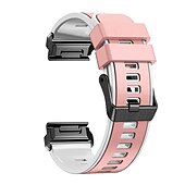 Недорогие Ремешки для часов Garmin-Ремешок для часов для Garmin Fenix 7 7X 6 6X Pro Epix Pro 47mm 51mm Instinct 2X Approach S70 47mm S62 S60 Forerunner 955 945 Epix Marq Descent Quatix 22mm 26mm силиконовый Замена Ремень 22mm 26mm