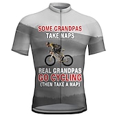 voordelige Heren shirts-Voor heren Wielrenshirt Korte mouw Fietsen Shirt Kleding Bovenlichaam met 3 achterzakken Bergracen Wegwielrennen Ademend Sneldrogend Vochtregelerend Reflecterende strips Zwart Geel Rood Grafisch