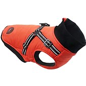 baratos Casacos-Cachorros Gatos Casacos Jaqueta Moda Estilo bonito Inverno Respirável Macio Lavável Confortável Ao ar livre Casual / Diário Roupas para cães for Bichon Frise Pomerânia Animais de Pequeno Porte