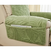 abordables Housse de canapé-housse de fauteuil inclinable housse de canapé vert sauge housse de canapé jacquard housse de canapé protection de meubles avec sangles élastiques pour animaux de compagnie enfants chien chat