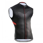 levne Pánské dresy-Pánské Dámské Cyklovesta Grafika Bez rukávů Kolo Vrchní část oděvu se 3 zadními kapsami Horská cyklistika Silniční cyklistika Rychleschnoucí Yumuşak Reflexní pásky Zadní kapsa Sportovní čern