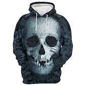 abordables sweats à capuche 3d pour hommes-Homme Imprimés Photos Sweat à capuche Sweats à Capuche Sweat-shirt Sweat à capuche manche longue Sweat à capuche Capuche Vêtement de rue 3D effet du quotidien Des sports Noir et jaune Jaune Imprimer