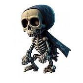 ieftine Decorațiuni de Halloween pentru suspendare și masă-pandantiv cu schelet de halloween, ornament pentru oglinda retrovizoare pentru mașină, pandantiv pentru decorațiuni interioare suspensie mașină din acril