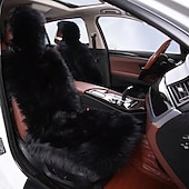 halpa Istuinsuojat-auton istuintyyny tesla mallille 3 2019-2022/malli y mukavat ja hengittävät lämpimät tekoturkiset etu- ja takaistuimen päälliset sisätarvikkeet