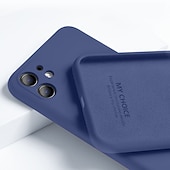 levne Pouzdra pro iPhone-telefon Carcasă Pro iPhone 15 Pro Max Plus iPhone 14 13 12 11 Pro Max Plus X XR XS Zadní kryt Pouzdro z tekutého silikonu Nárazuvzdorné Pevná barva Silikonový gel Silikon