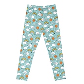 abordables Pantalones-Niños Chica Polainas Corazón Activo Exterior 7-13 años Otoño