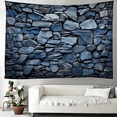 Недорогие пейзаж гобелен-Настенный кирпич, висящий гобелен, настенная живопись, большой гобелен, фреска, декор, фотография, фон, одеяло, занавеска, украшение для дома, спальни, гостиной