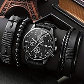 cheap Quartz Watches-Men Quartz Watch Retro Vintage Casual World Time Aluminium Alloy Watch